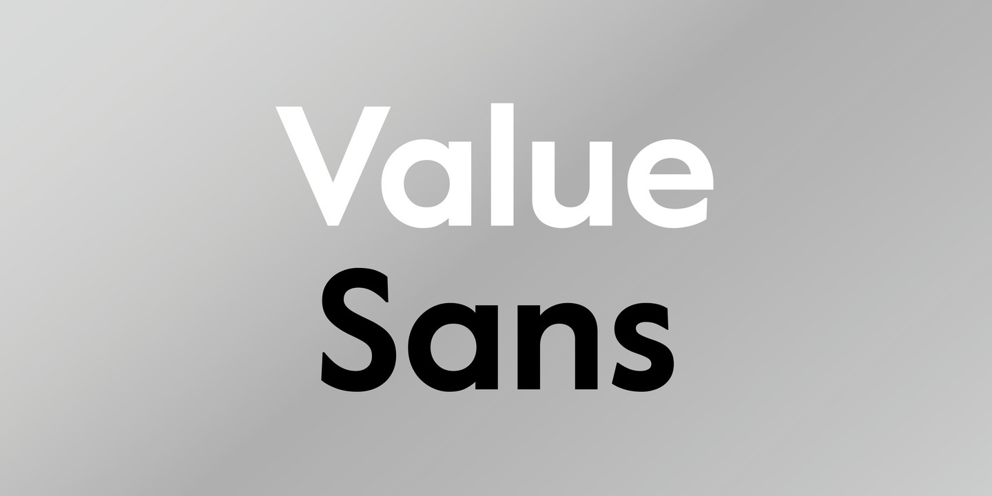 Value Sans Font Free Download