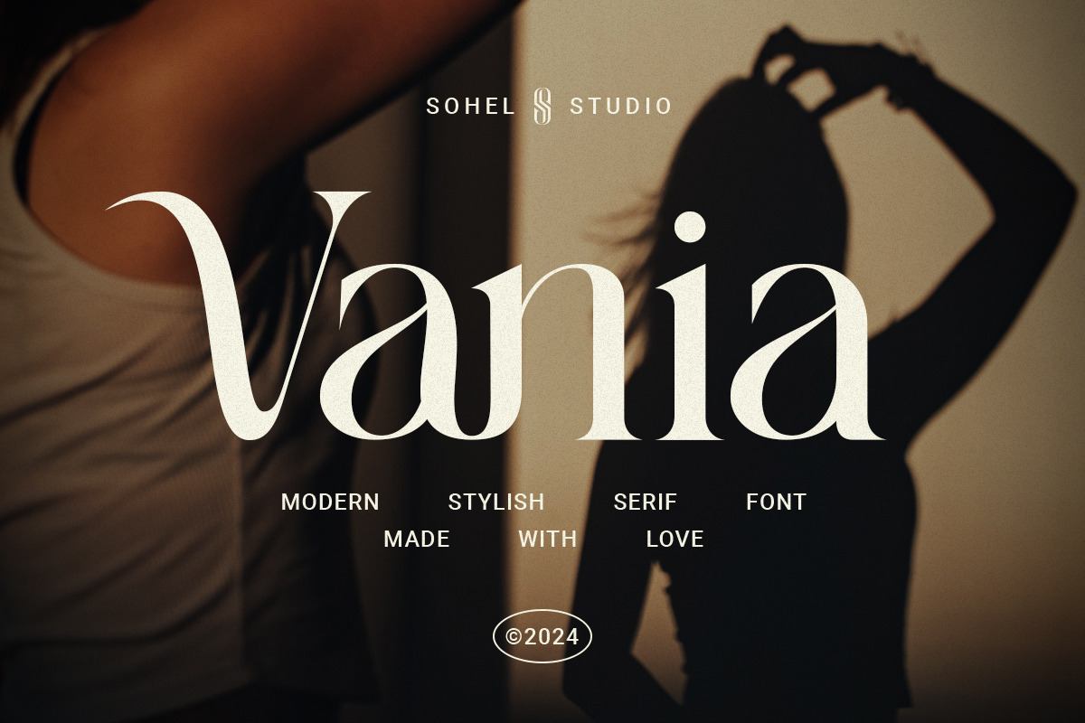 Vania - Elegant Branding Typeface Free Download Free Download