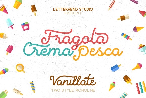 Vanillate Font Free Download