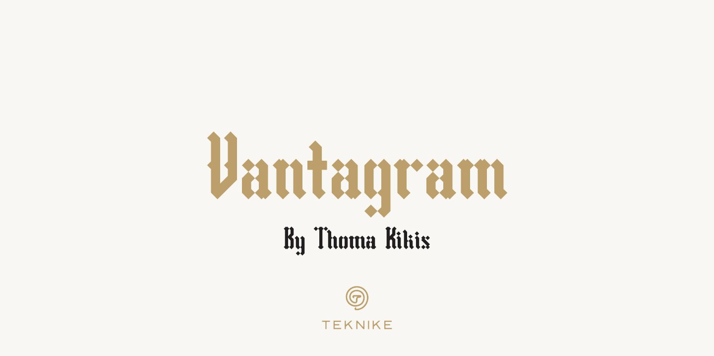 Vantagram Font Free Download