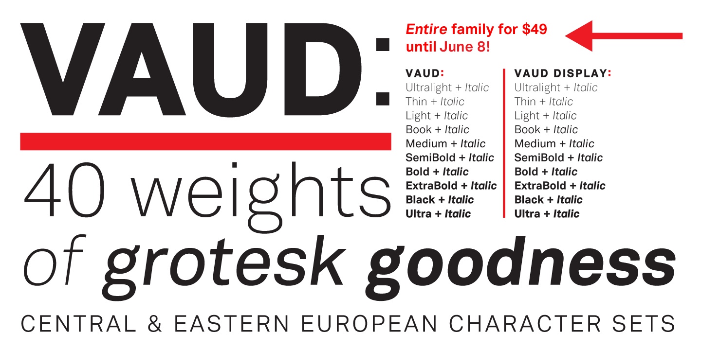 Vaud and Vaud Display Font Free Download