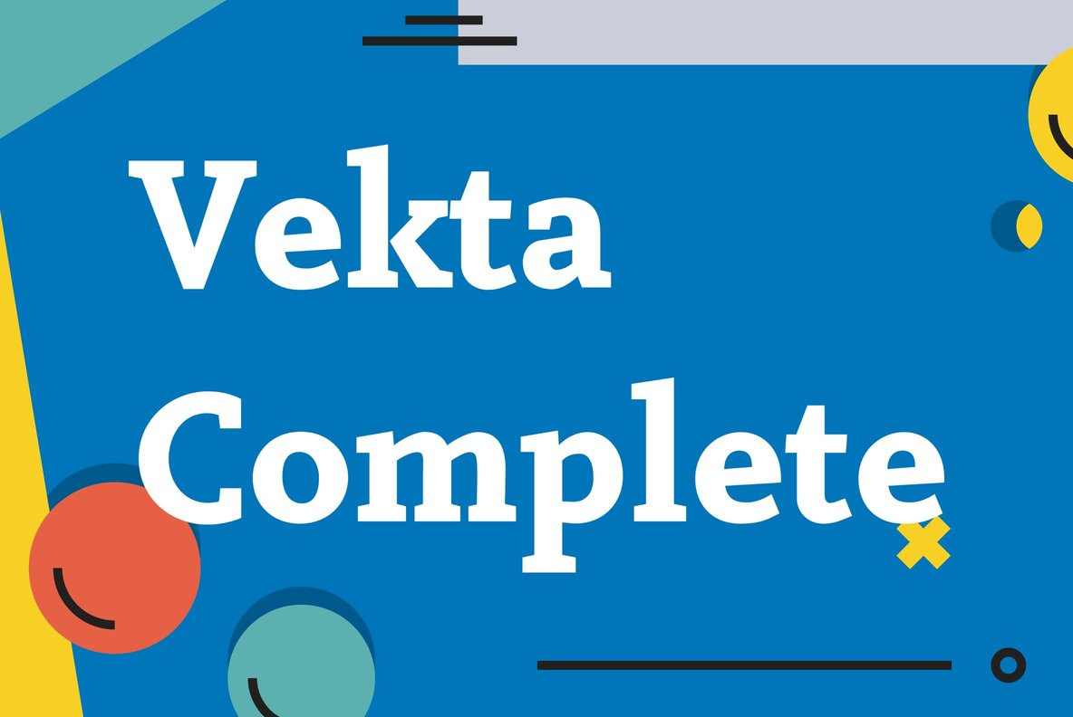 Vekta Complete Font Free Download