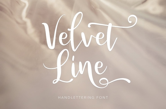 Velvet Line Font Free Download