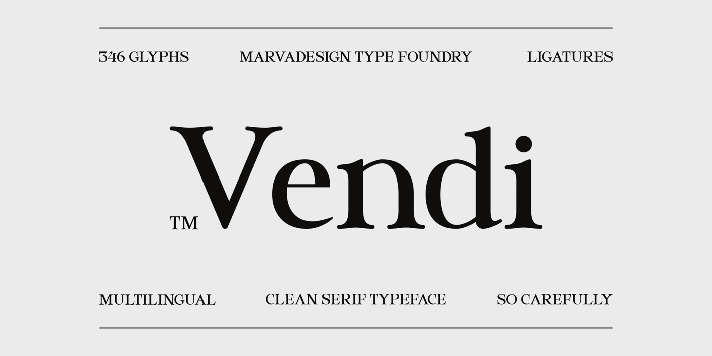 Vendi Font Free Download