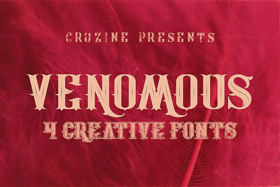 Venomous Typeface Font Free Download