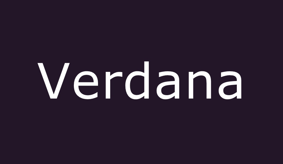 Verdana Free Download Free Download
