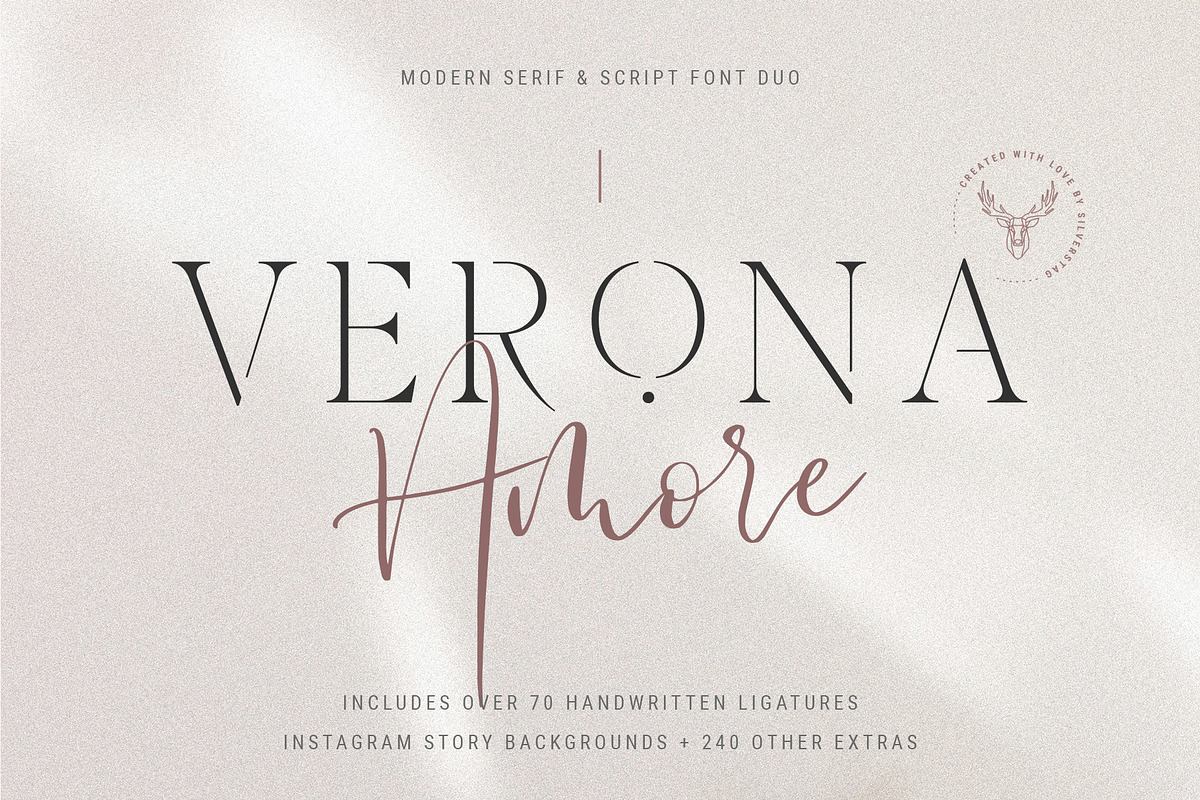 Verona Amore Font Duo & Extras Free Download Free Download