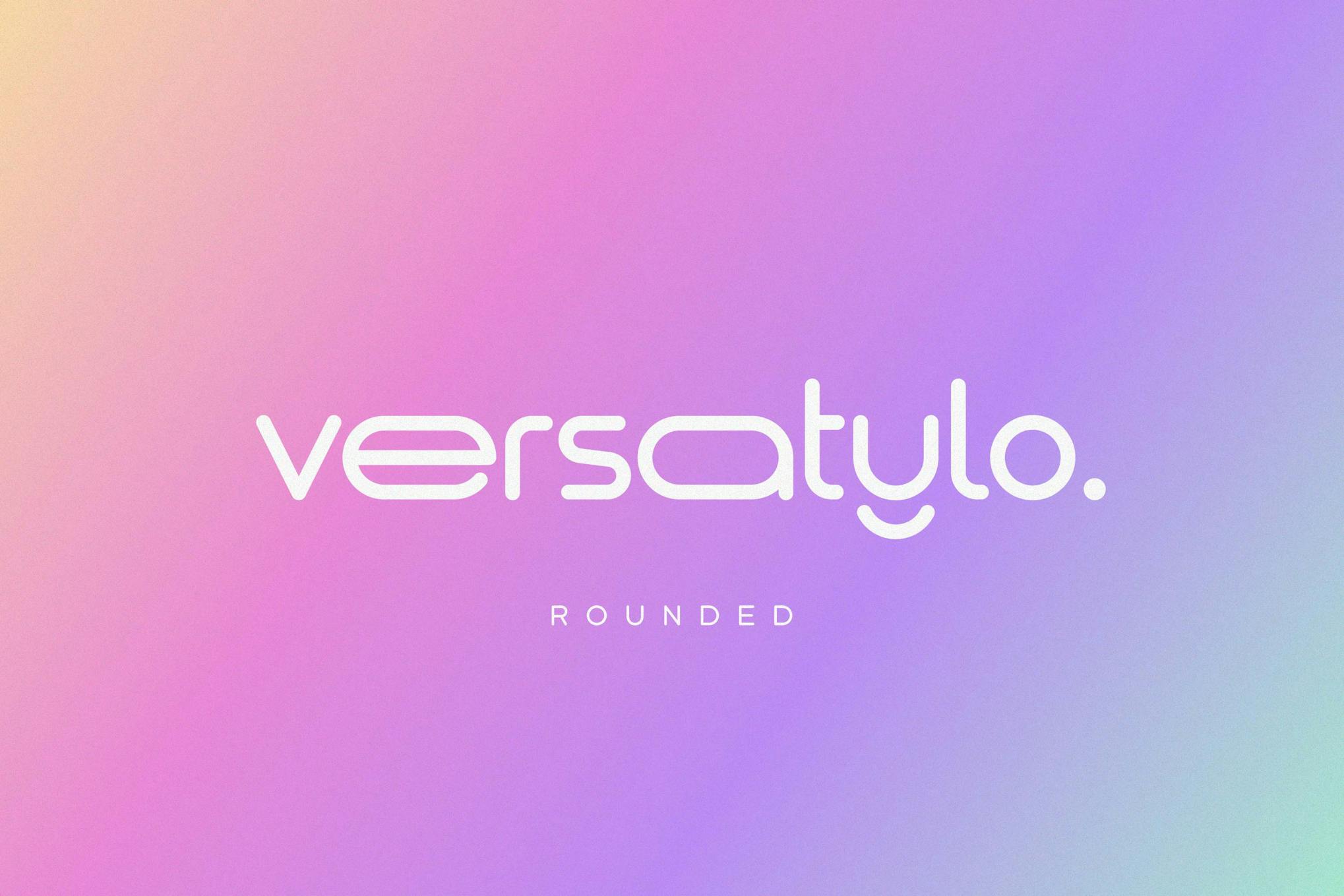 Versatylo Rounded - Logo Font Free Download