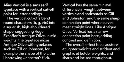 Vertical Font
