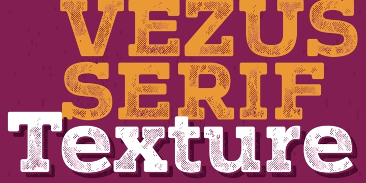 Vezus Serif Texture Font Free Download