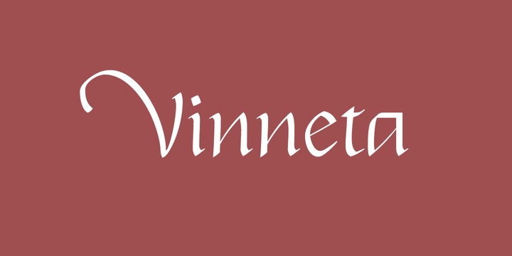 Vinneta Font Free Download