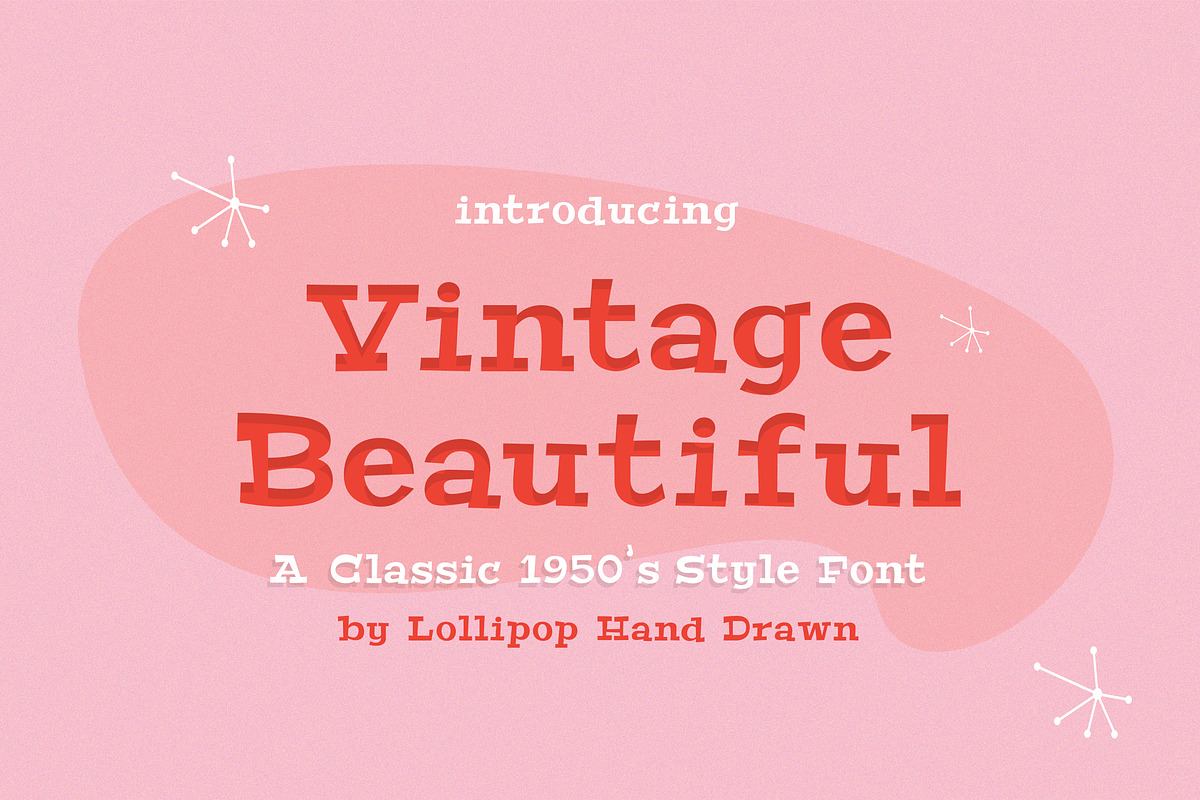 Vintage Beautiful Font Free Download Free Download