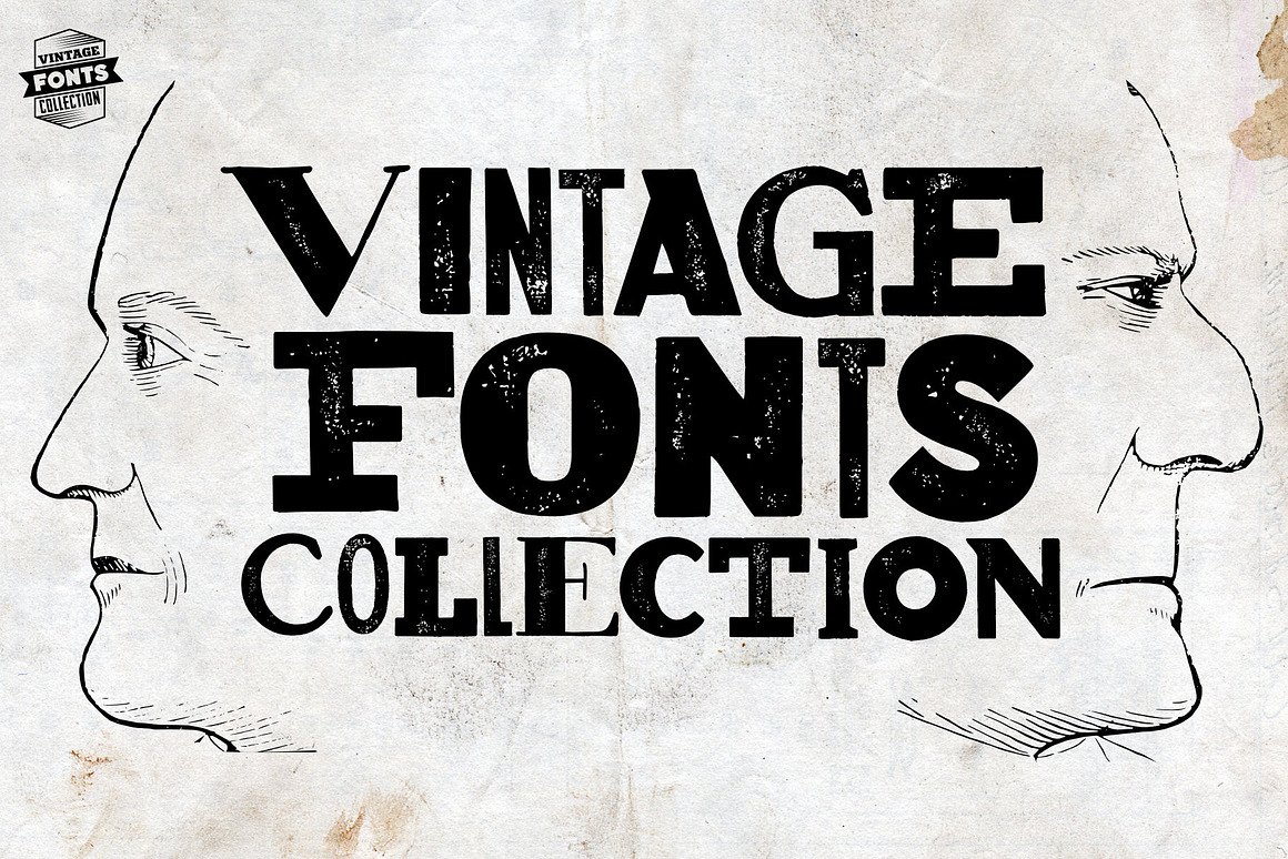 Vintage Fonts Collection - 18 Fonts Free Download