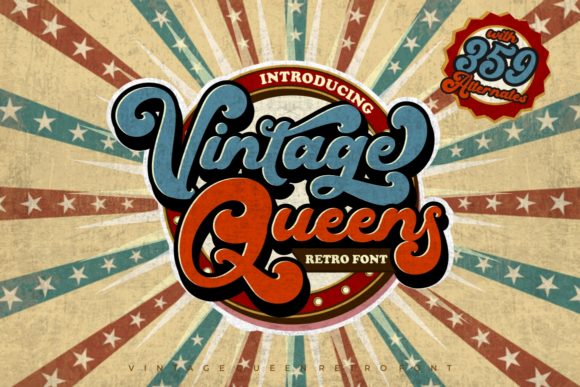 Vintage Queens Font Free Download