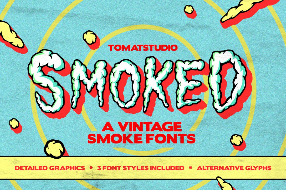 Vintage Smoked Fonts Free Download Free Download