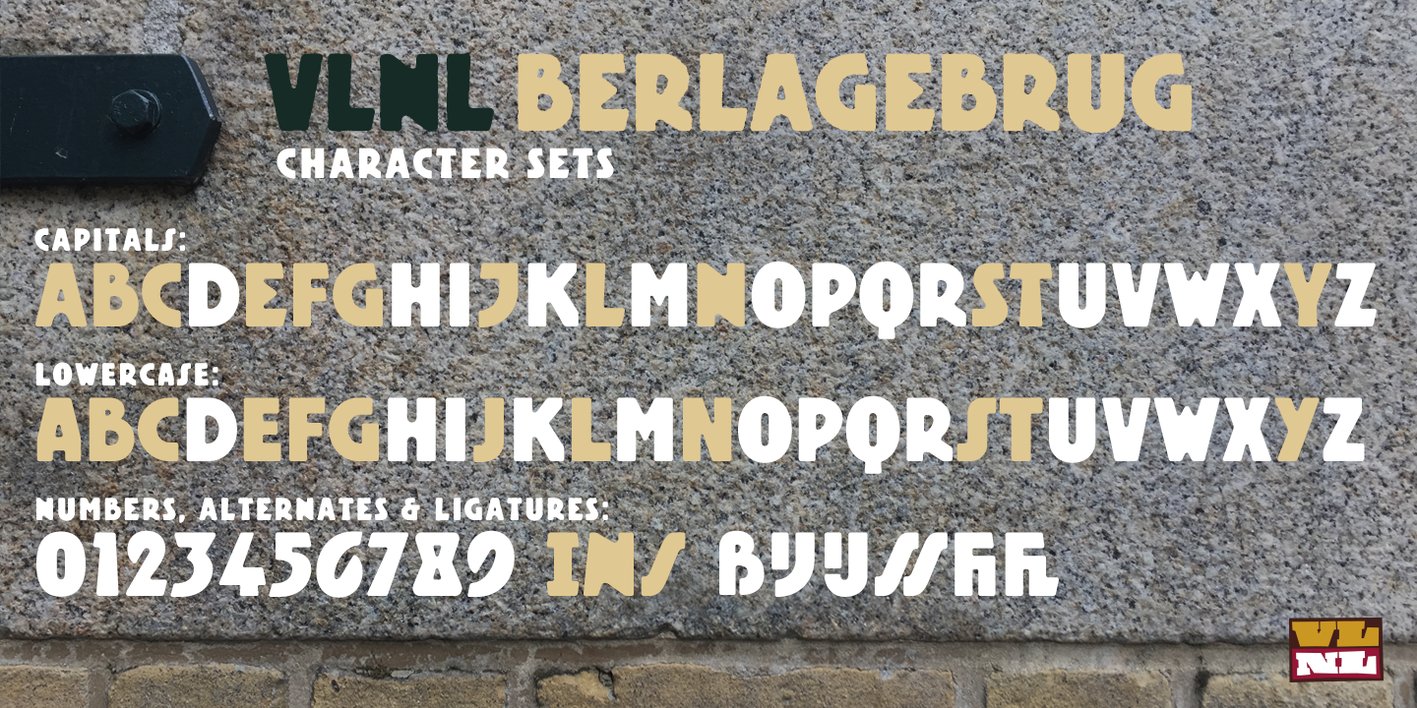 VLNL Berlagebrug Font Free Download