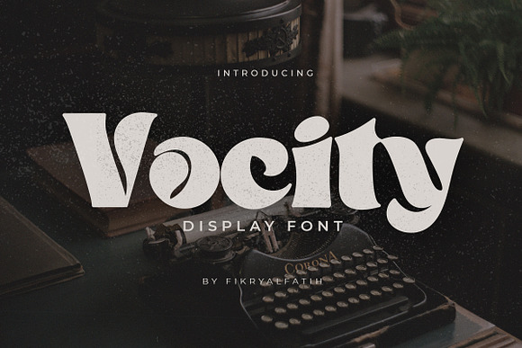 Vocity - Display Font Free Download