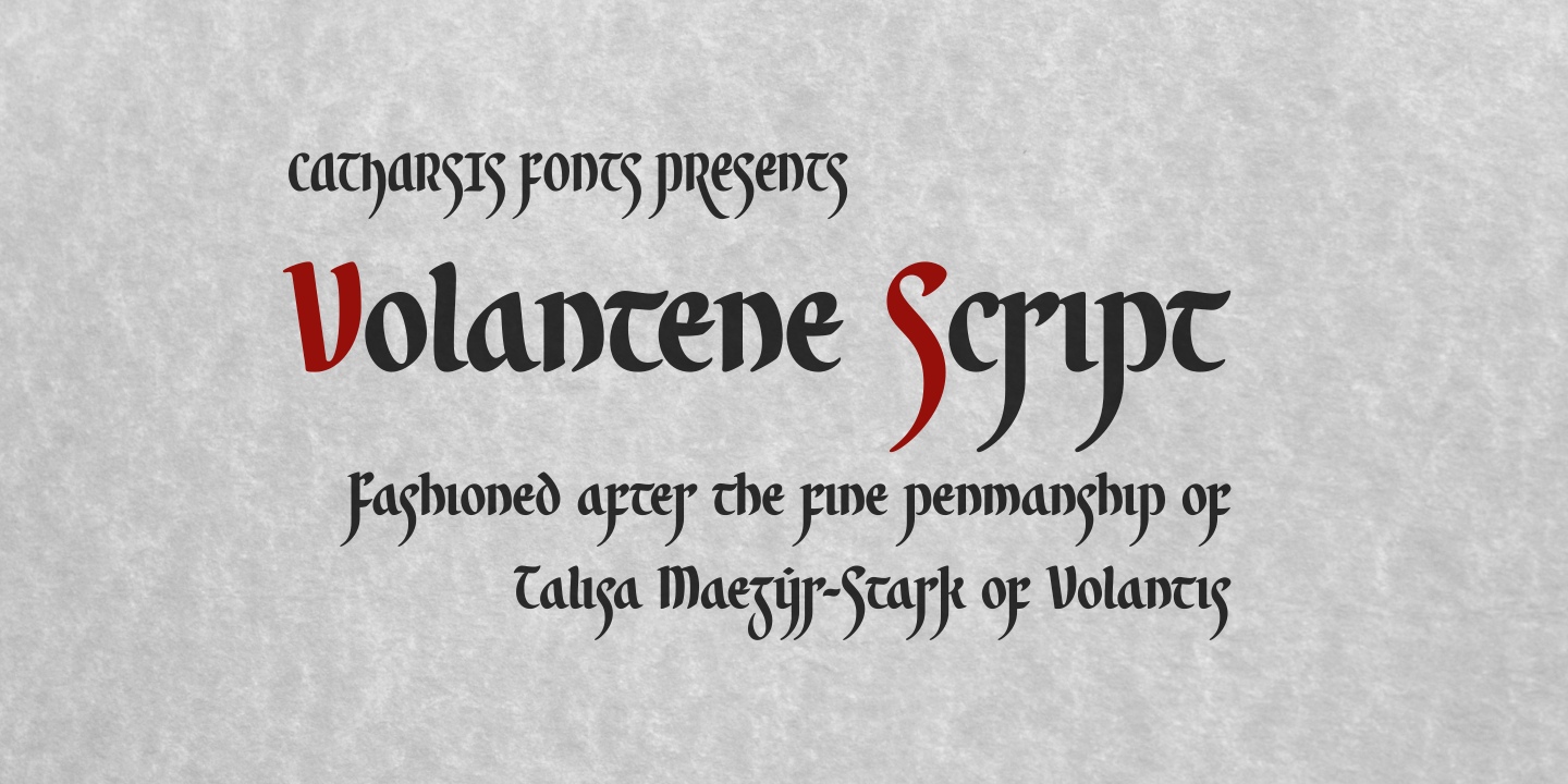 Volantene Script Font Free Download