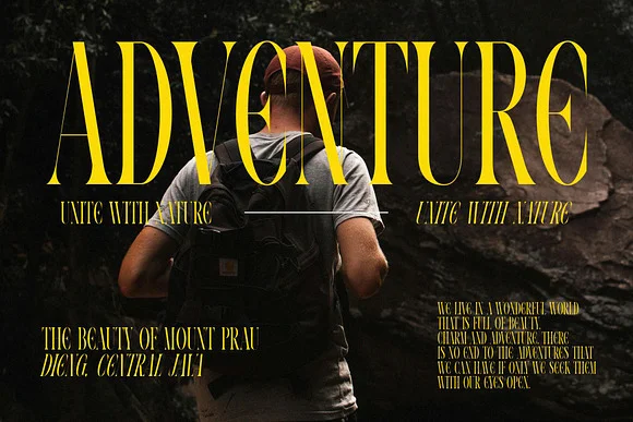 VOLTUNE Elegant Condensed Serif Font