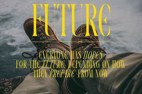 VOLTUNE Elegant Condensed Serif Font