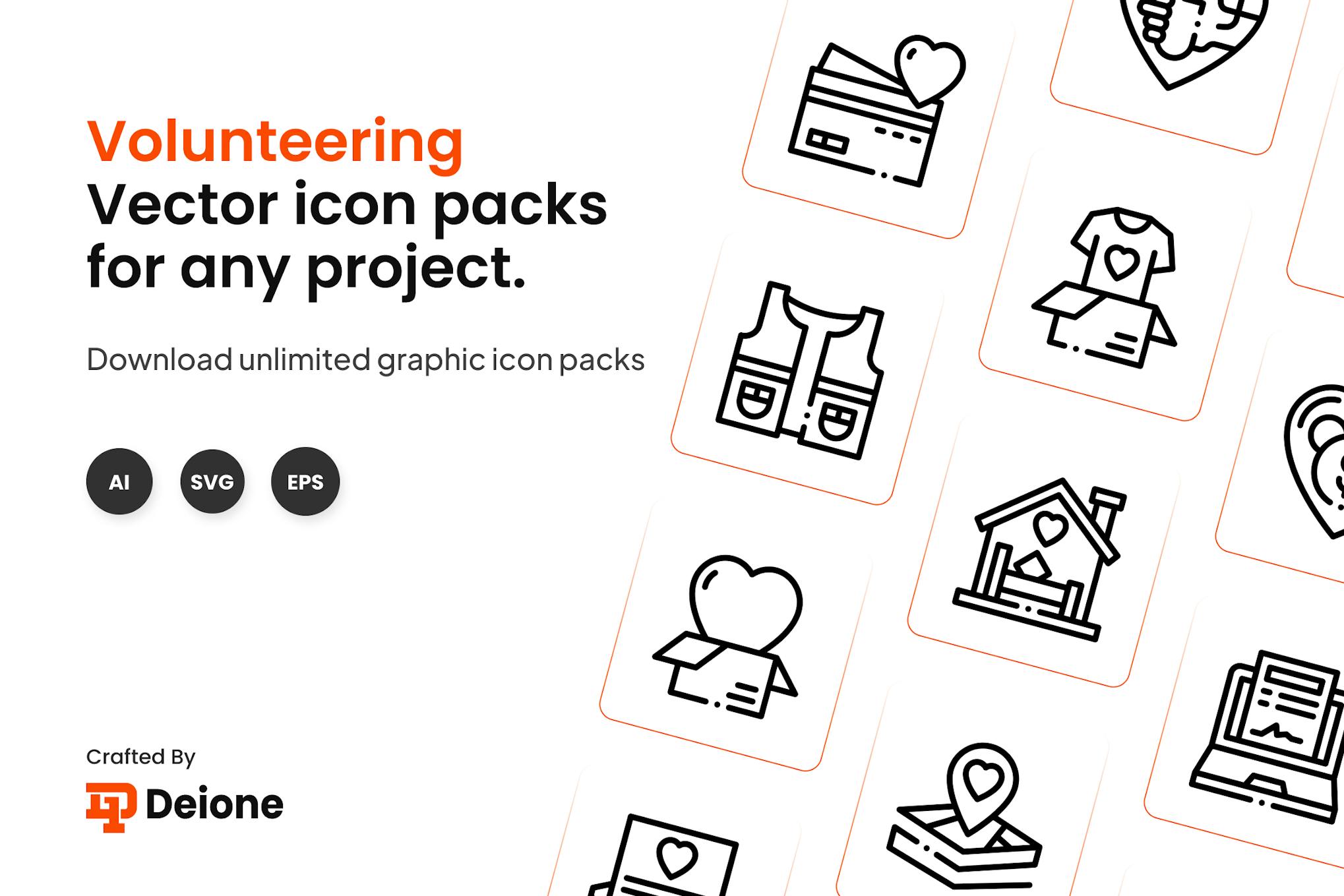 Volunteering Icons Free Download