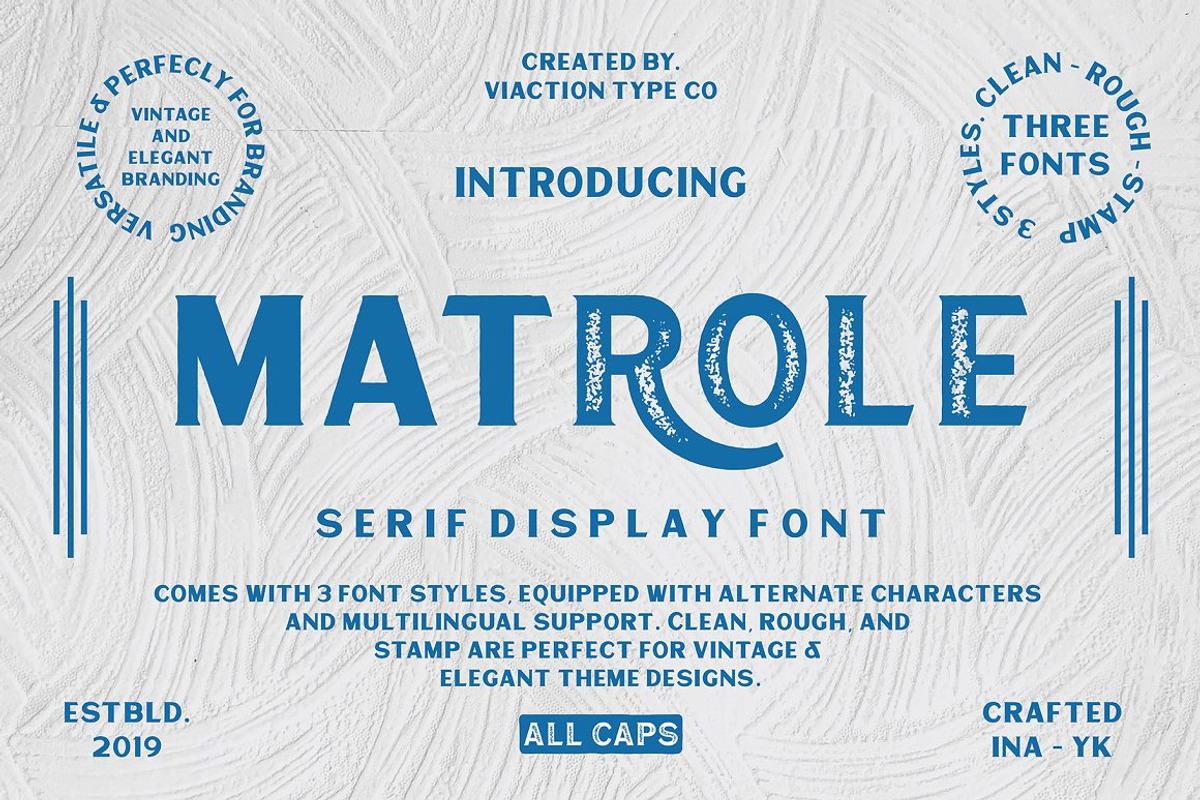 VT Matrole - Vintage Serif Free Download Free Download