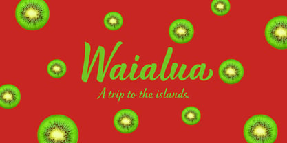 Waialua Font Free Download