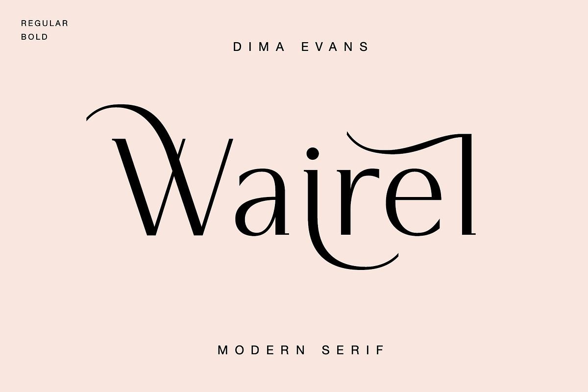 Wairel Modern Serif Family Free Download Free Download