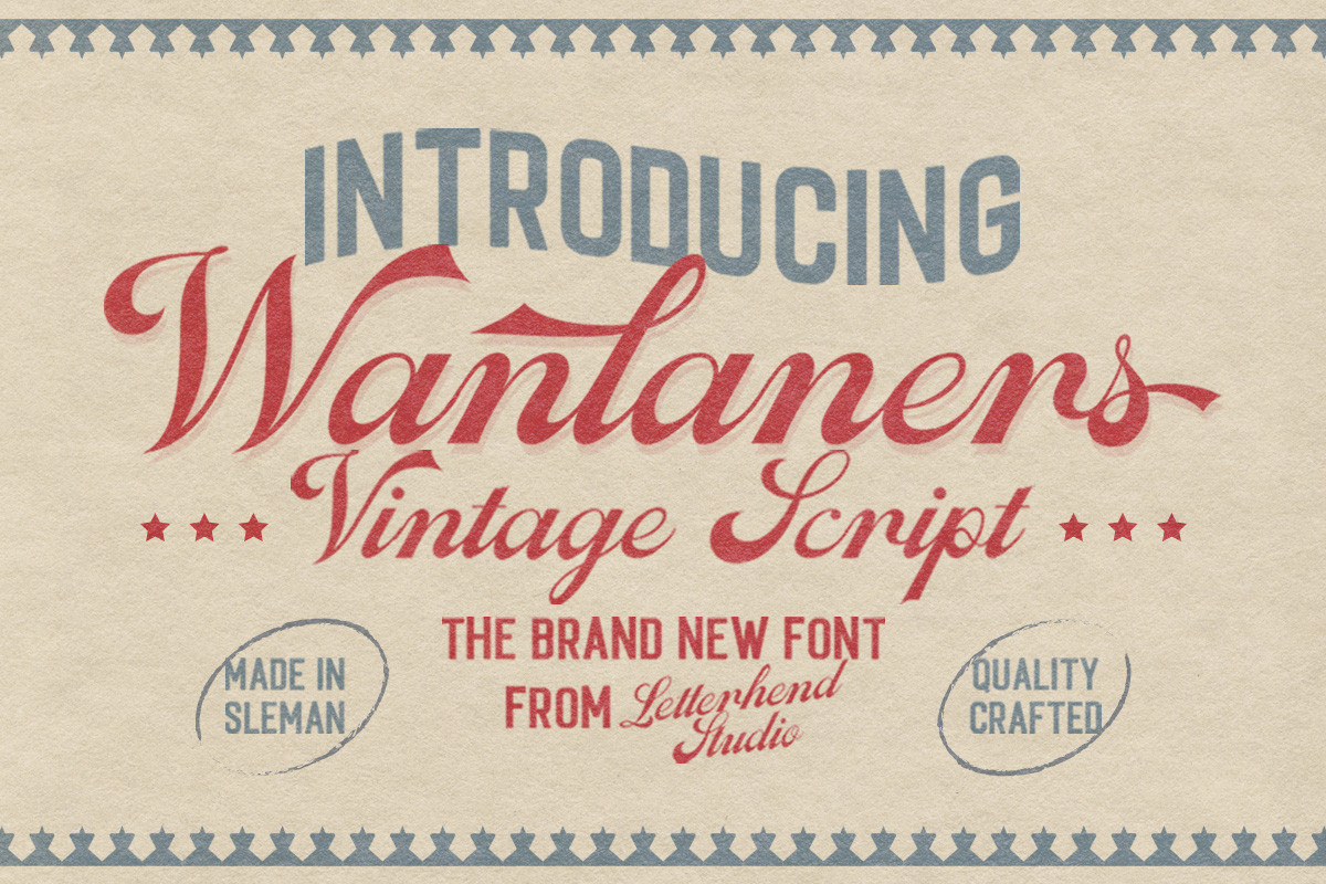 Wanlaners - Vintage Script Font Free Download