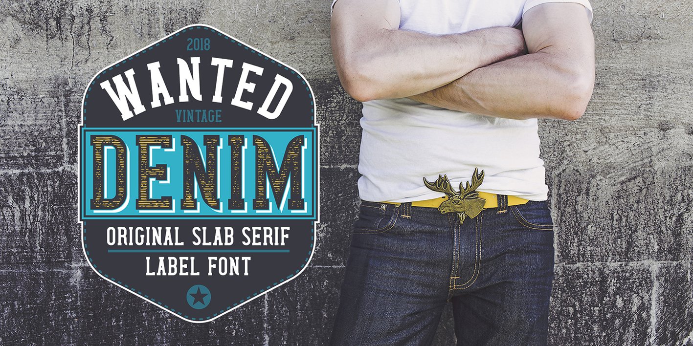 Wanted Denim Font Free Download