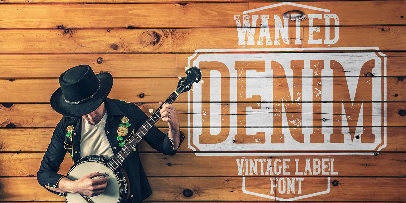 Wanted Denim Font Free Download