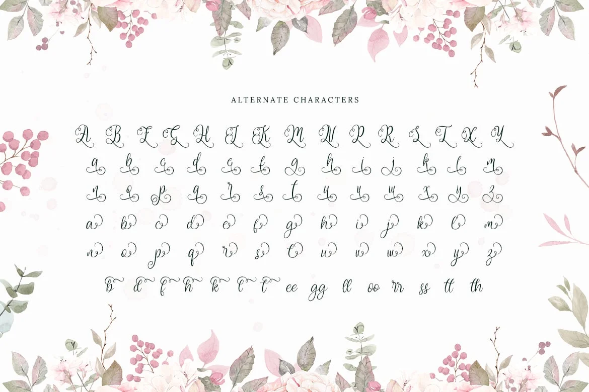 Wedding Script Font