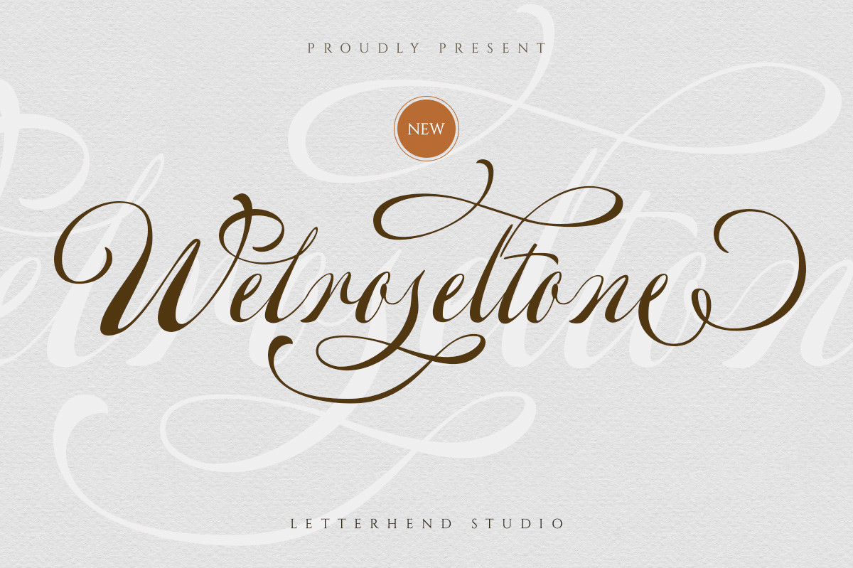 Welroseltone Font Free Download