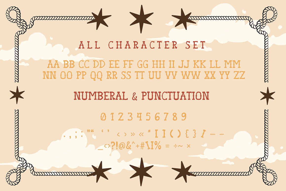 Western is a Western Display Font Free Download