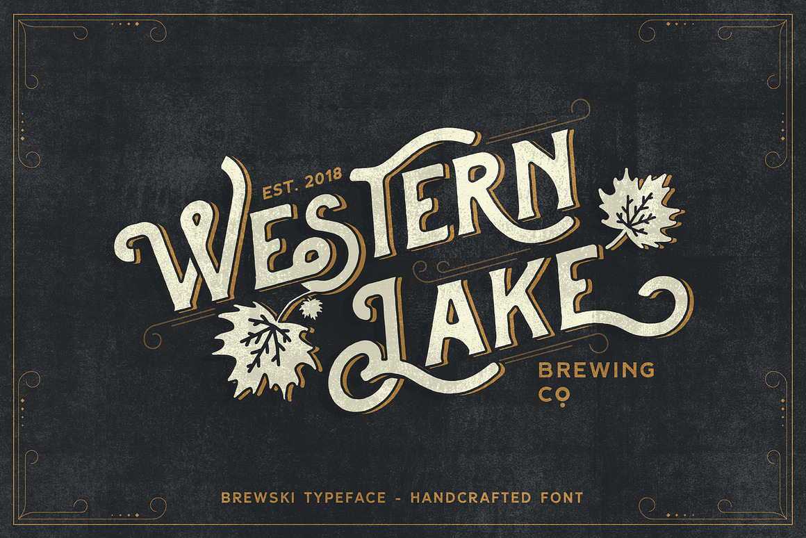 Western Lake - Brewski Typeface Free Download