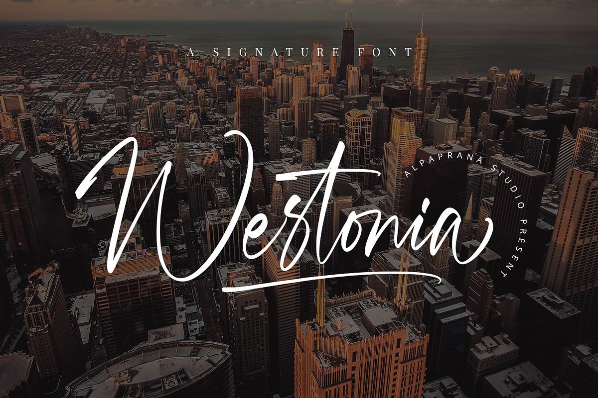 Westonia - Signature Font Free Download Free Download