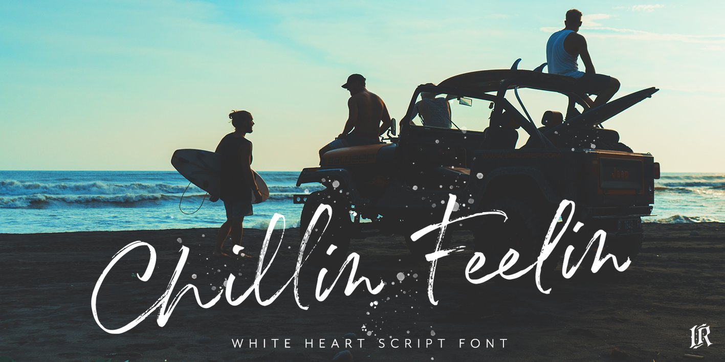 White Heart Font Free Download