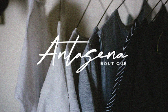 White Medita Brush Script Font