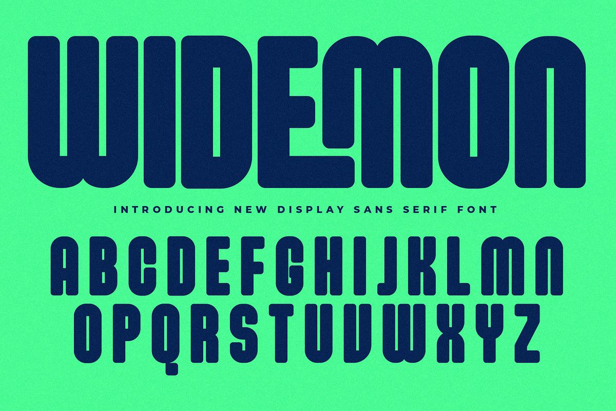 Widemon New Display Sans Serif Free Download Free Download