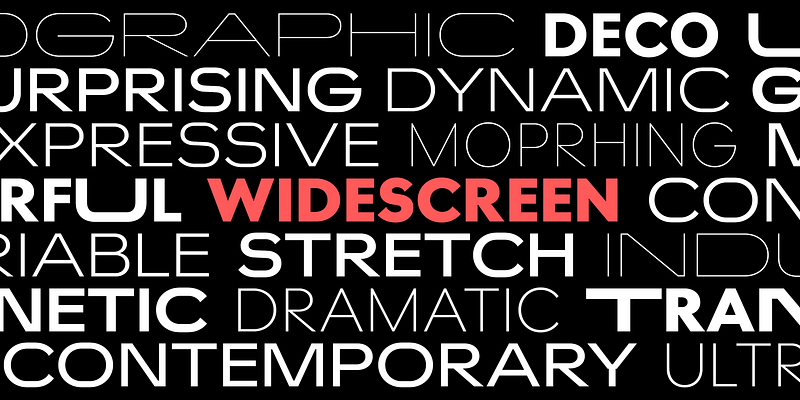 Widescreen Font Free Download Free Download