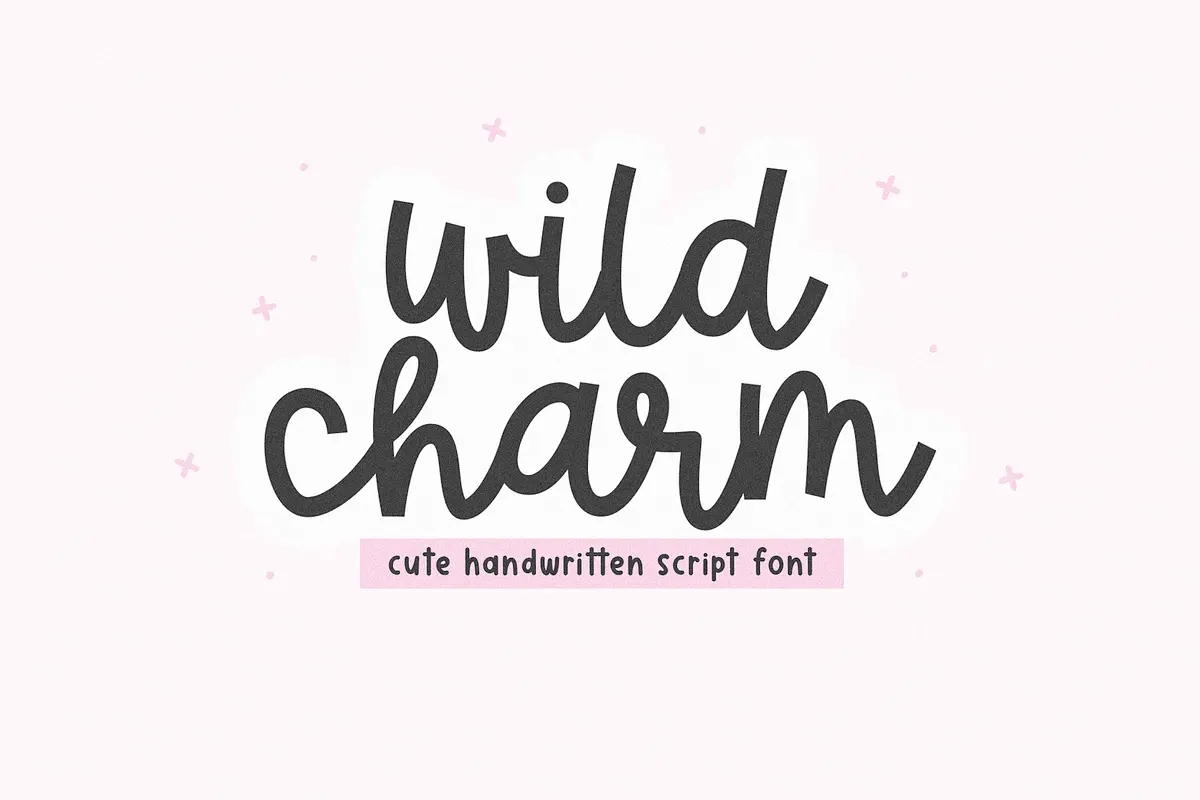 Wild Charm | Cute Script Font Free Download Free Download