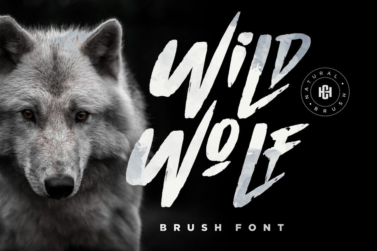 Wild Wolf - Brush Font Free Download Free Download