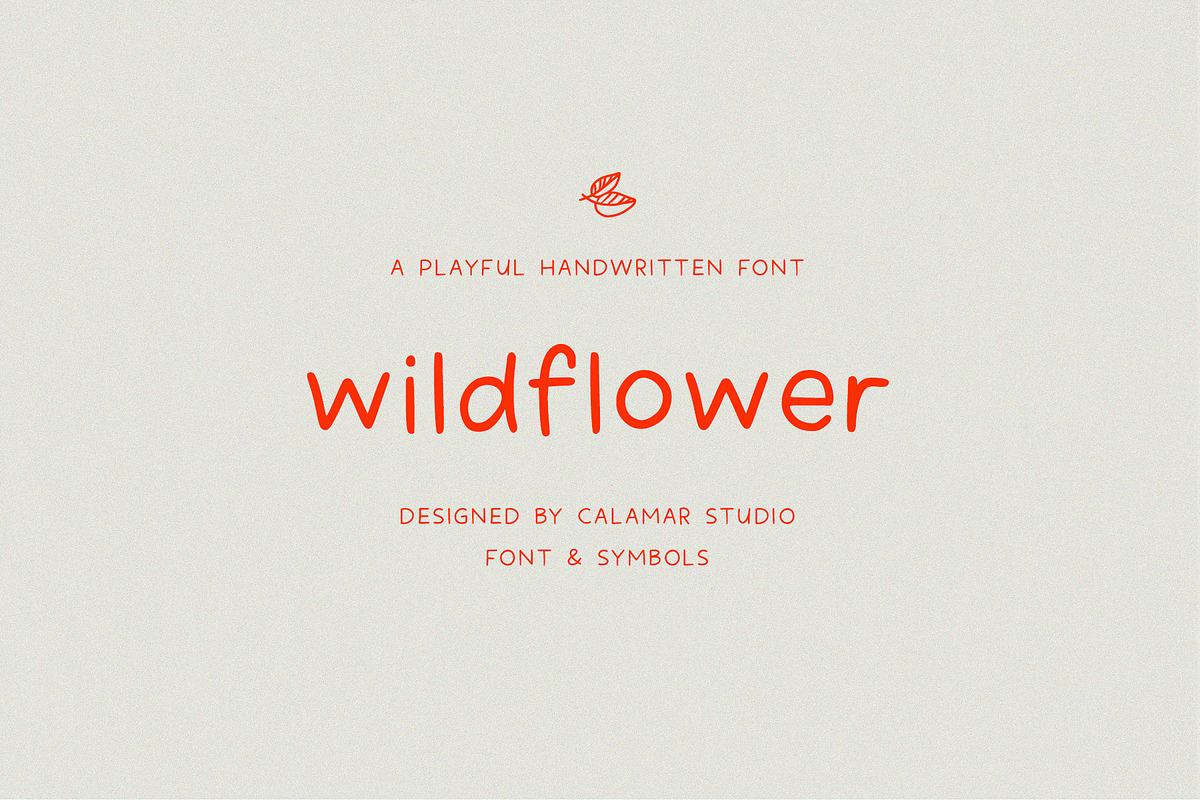 Wildflower | Handwritten Font Free Download Free Download