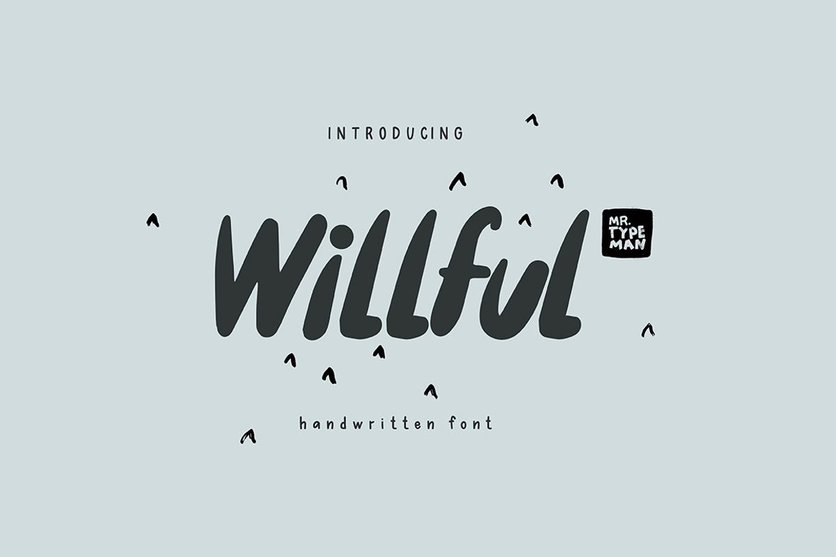 Willful Handwritten Brush Font Free Download Free Download