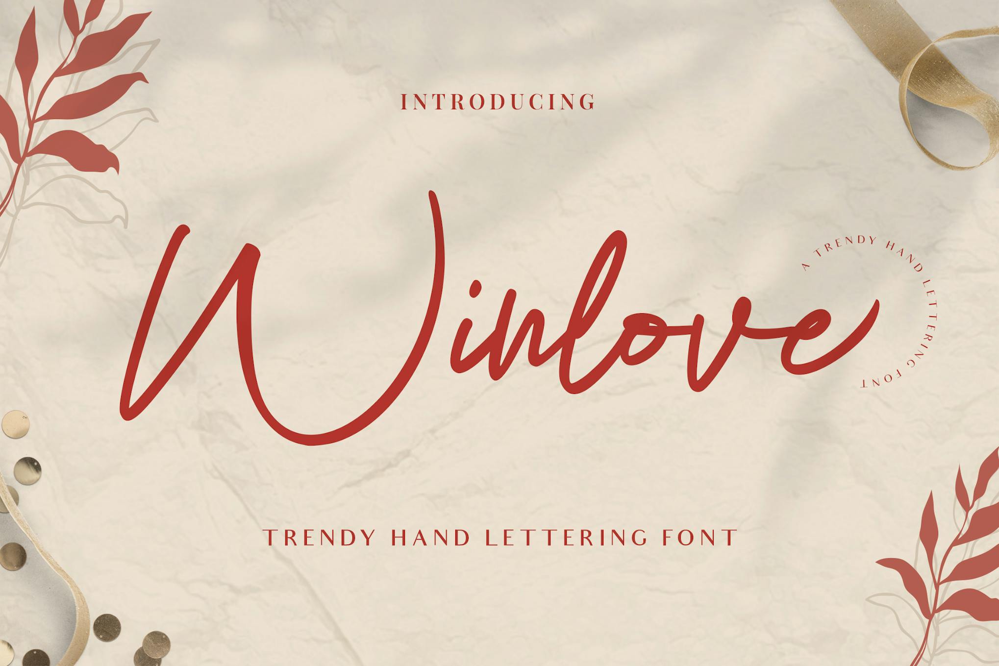 Winlove Wedding Font Free Download