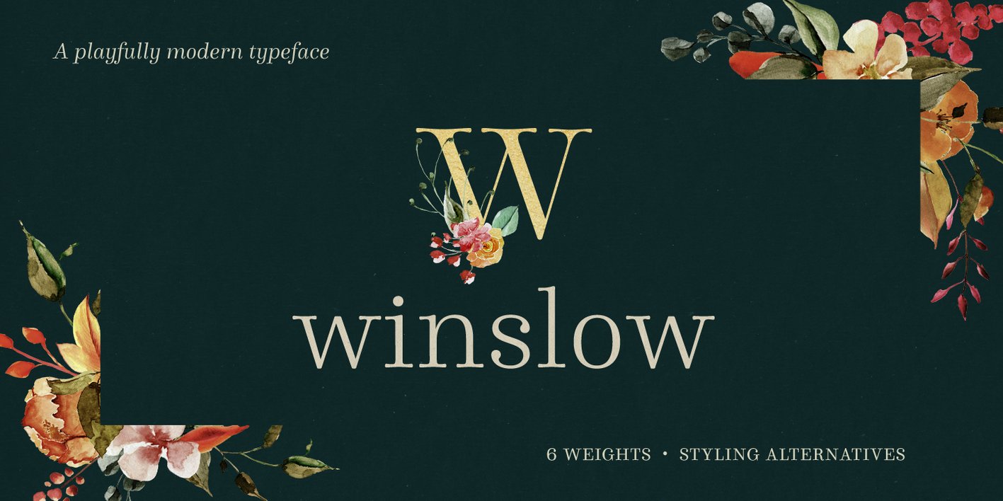 Winslow Book Font Free Download