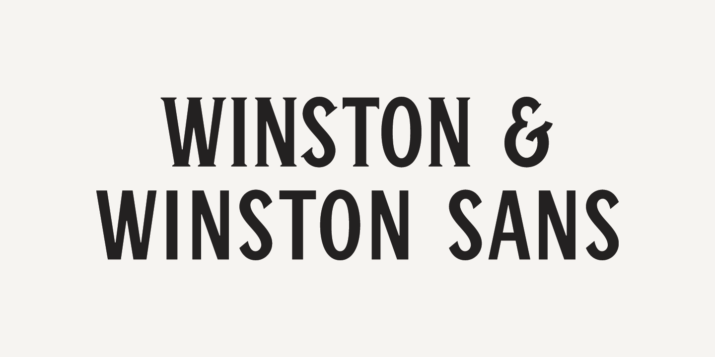 Winston & Winston Sans Free Download Free Download