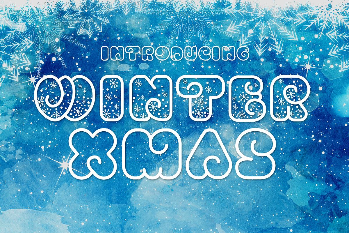 Winter Xmas Decorative Font Free Download Free Download