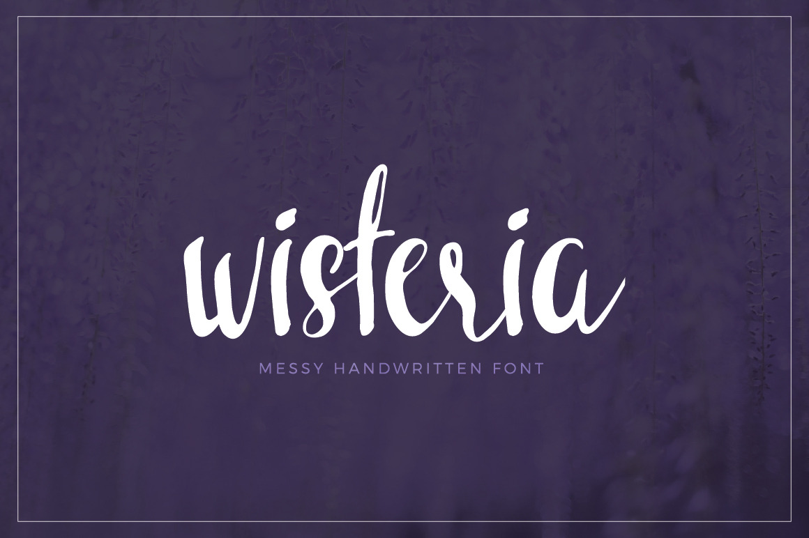 Wisteria Handwritten Font Free Download