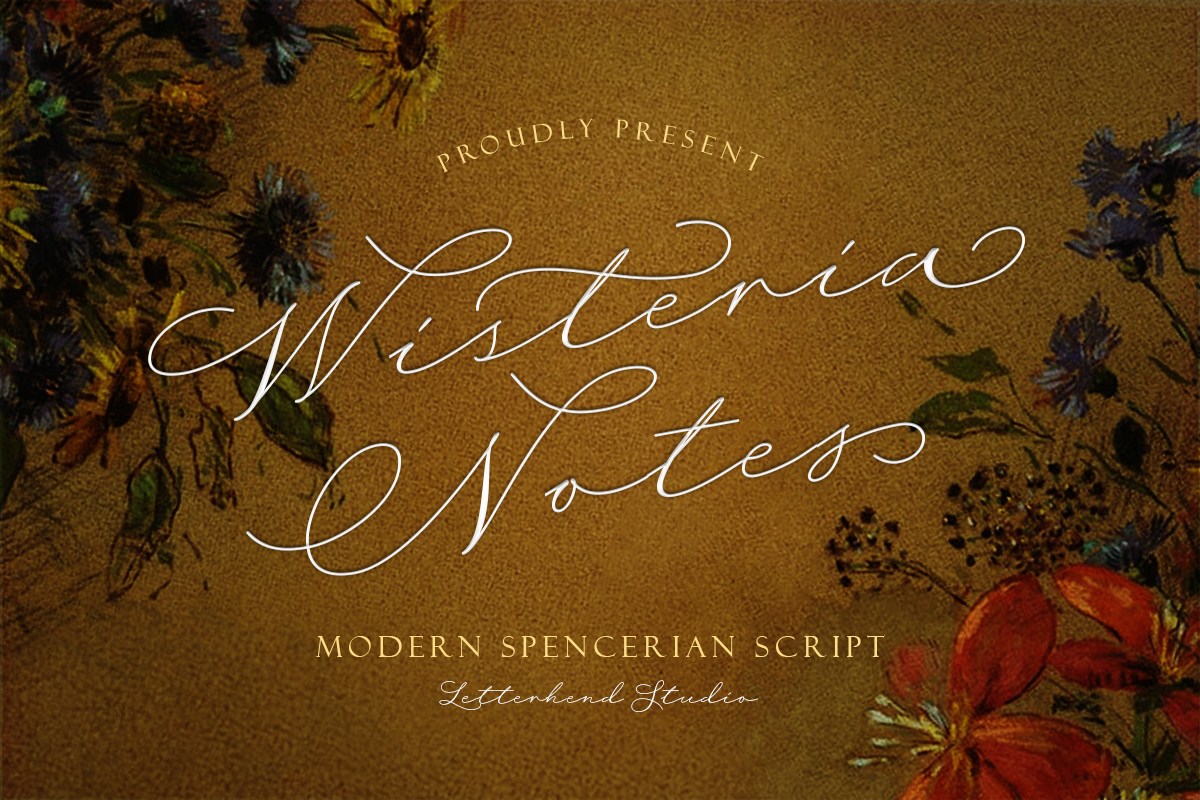 Wisteria Notes - Modern Script Font Free Download